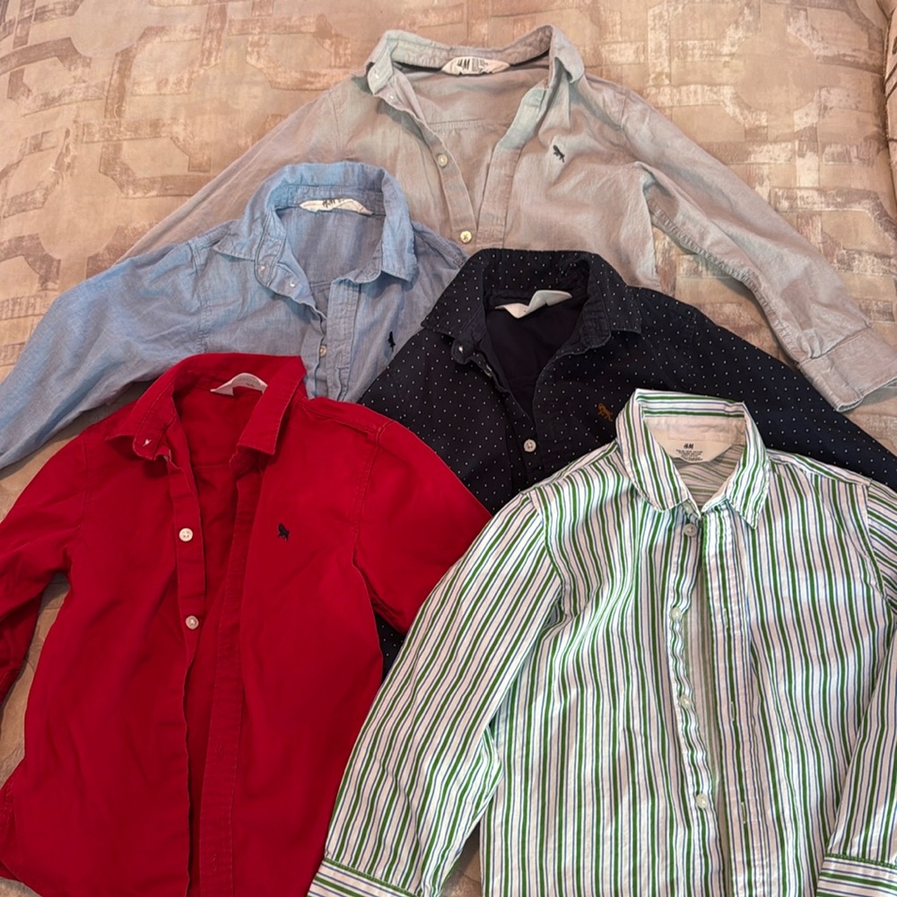 H&M Button Down Shirt Bundle 5T